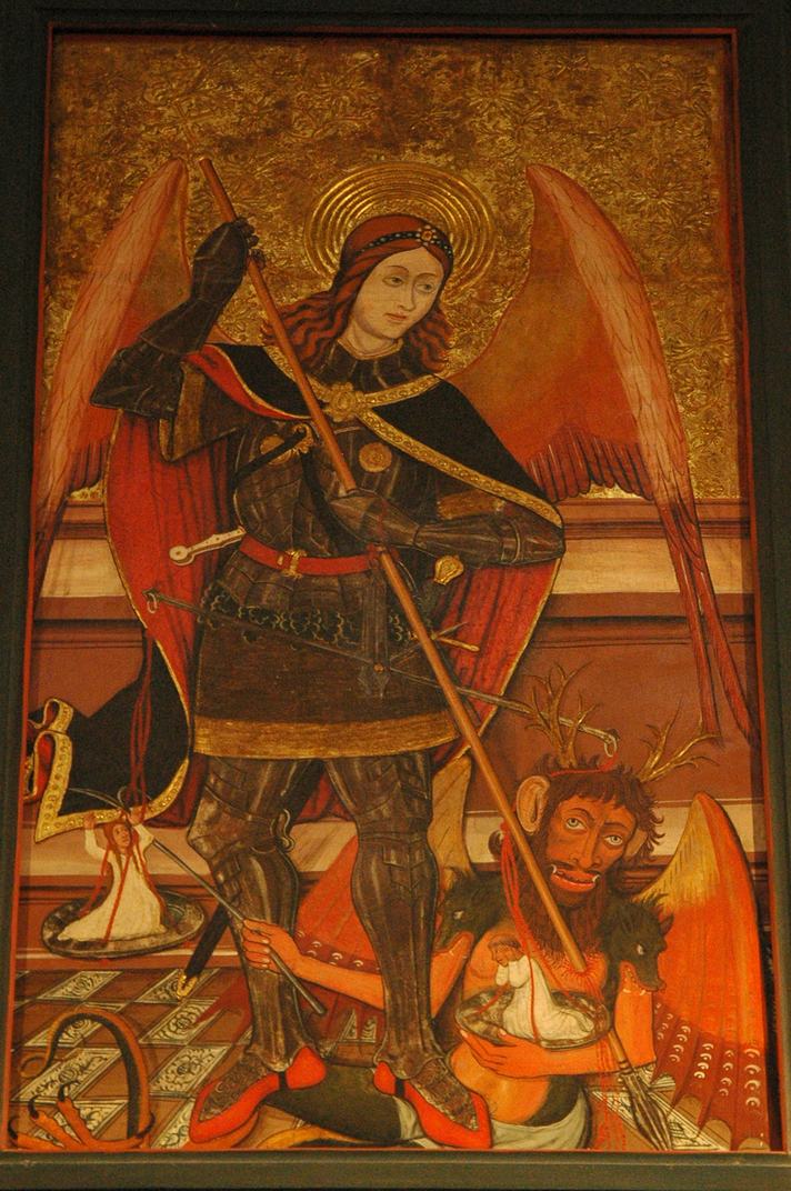 Imatge de Sant Miquel de l'església de Sant Miquel de Vielha