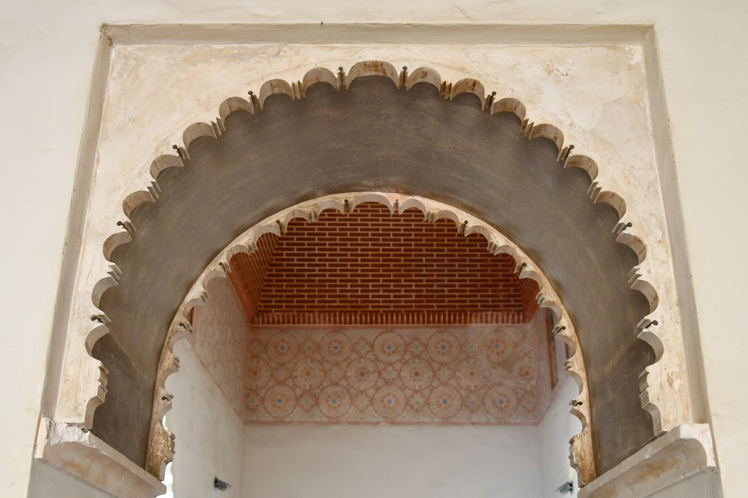 Detalls del Palau Nassarita de l’Alcassaba de Màlaga