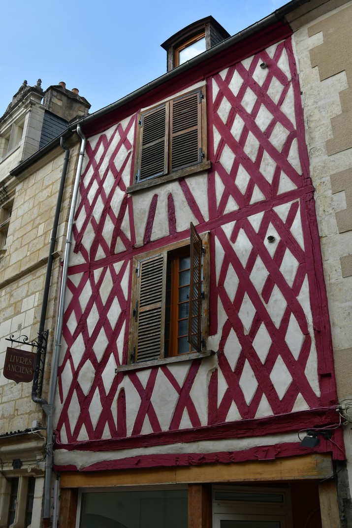 Cases d’entramat de fusta del carrer Bourbonnoux de Bourges