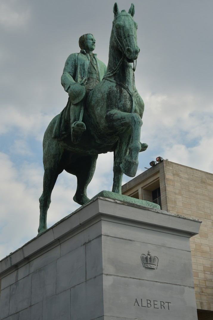 Estàtua de Albert I del Mont de les Arts de Brussel·les