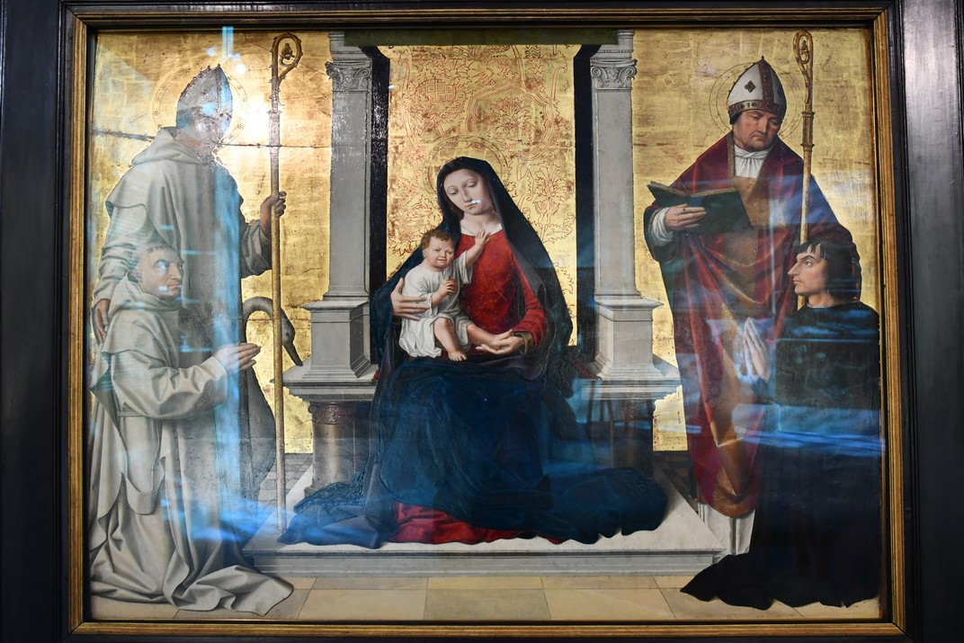 Exposició de pintures i obres d'art de la Fundació Calvet en el palau dels Papes d'Avinyó