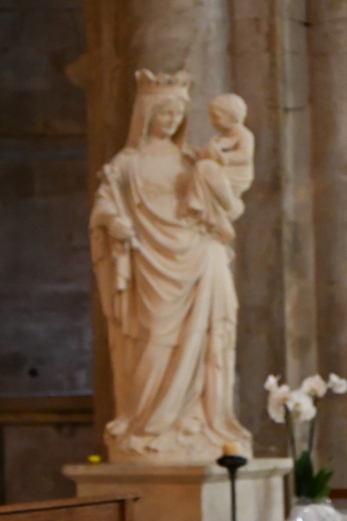 Imatge de la Mare de Déu de l'abadia de Nostra Senyora de Senhanca