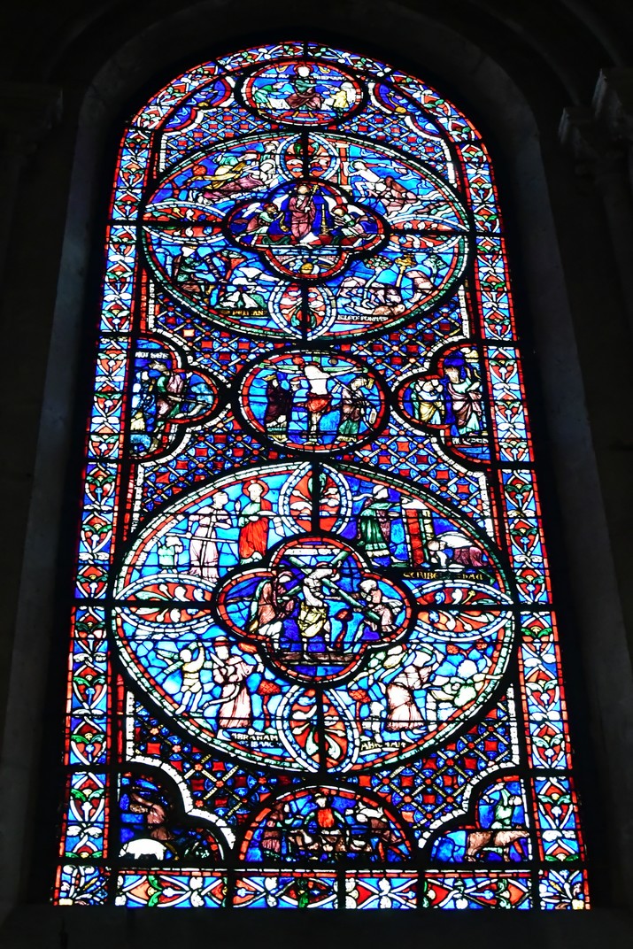 Vitrall de la girola de la Catedral de Bourges