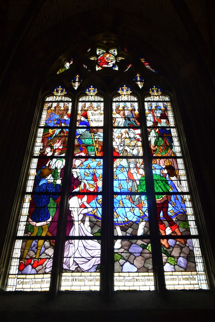 Vitralls de Joana d'Arc de la Catedral d’Orleans