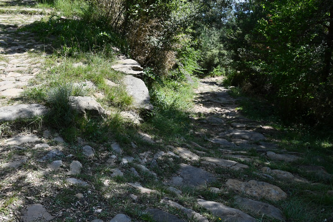 Volta de gir de carros de la via romana del Capsacosta