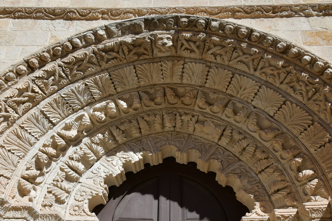 Arquivoltes de la portada sud de l'església de Santa Magdalena de Zamora