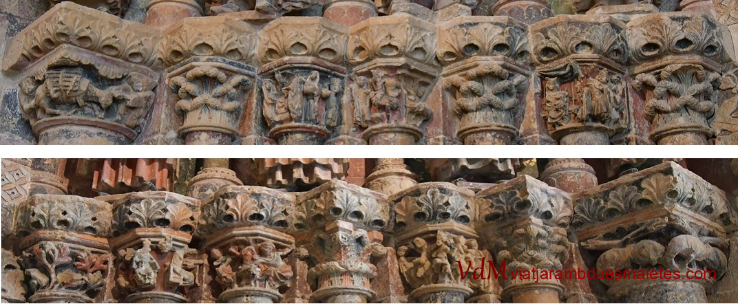Capitells de la Portada de la Majestat de la Col·legiata de Santa Maria la Major de Toro
