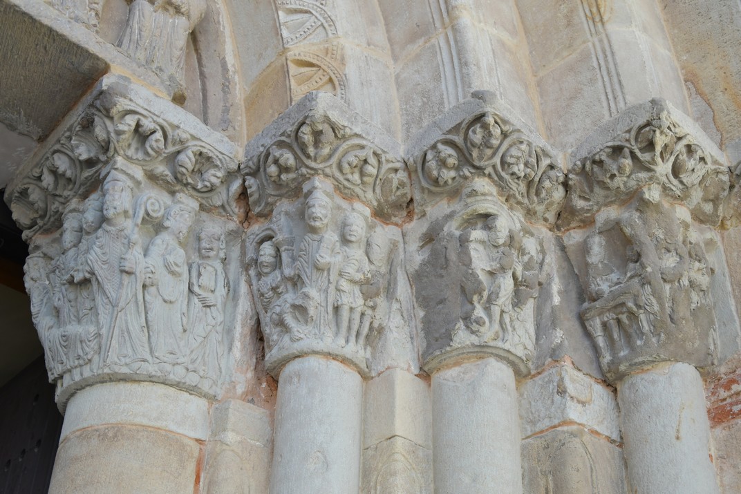 Capitells de l'església de Sant Joan de Rabanera de Sòria
