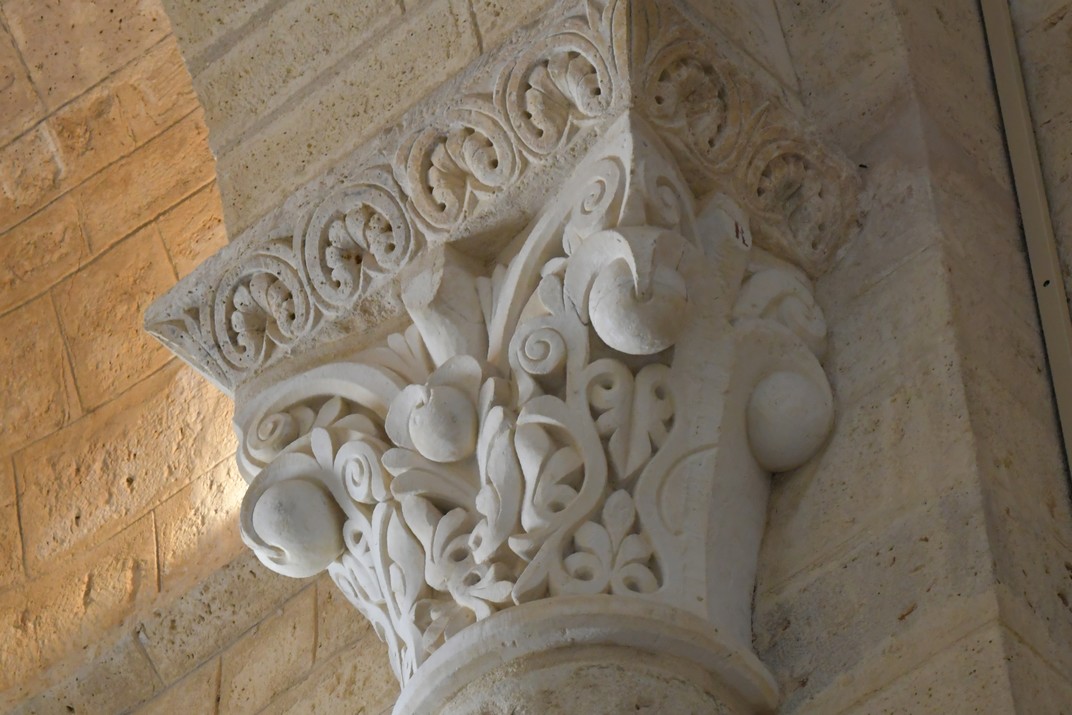 Capitells vegetals de l'església de Sant Martí de Tours de Frómista