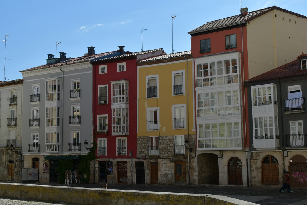 Edificis del carrer Llana de Afuera de Burgos