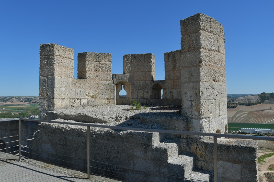 Escales de la torre del castell de Peñafiel