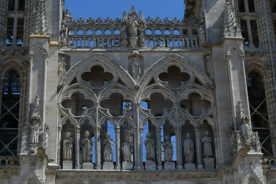 Galeria de la façana principal de la Catedral de Santa Maria de Burgos