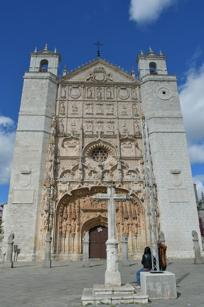 La façana principal de l’església de Sant Pau de Valladolid