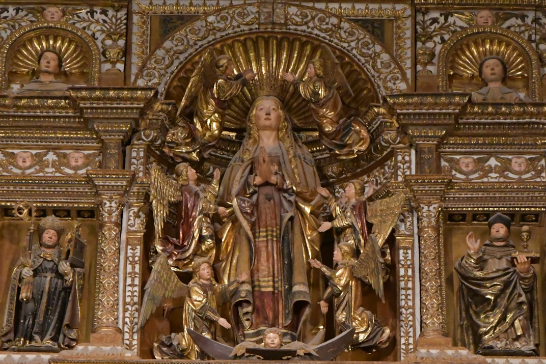 L'Assumpció de la Mare de Déu del retaule de la capella major de la Catedral de Palència