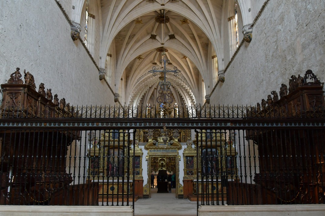 Nau de l'església de la cartoixa Santa Maria de Miraflores de Burgos