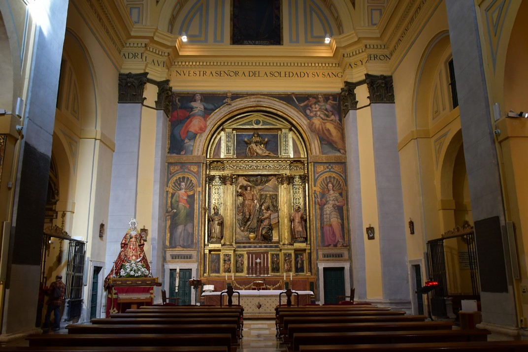 Nau de l'església de Nostra Senyora de les Angoixes de Valladolid