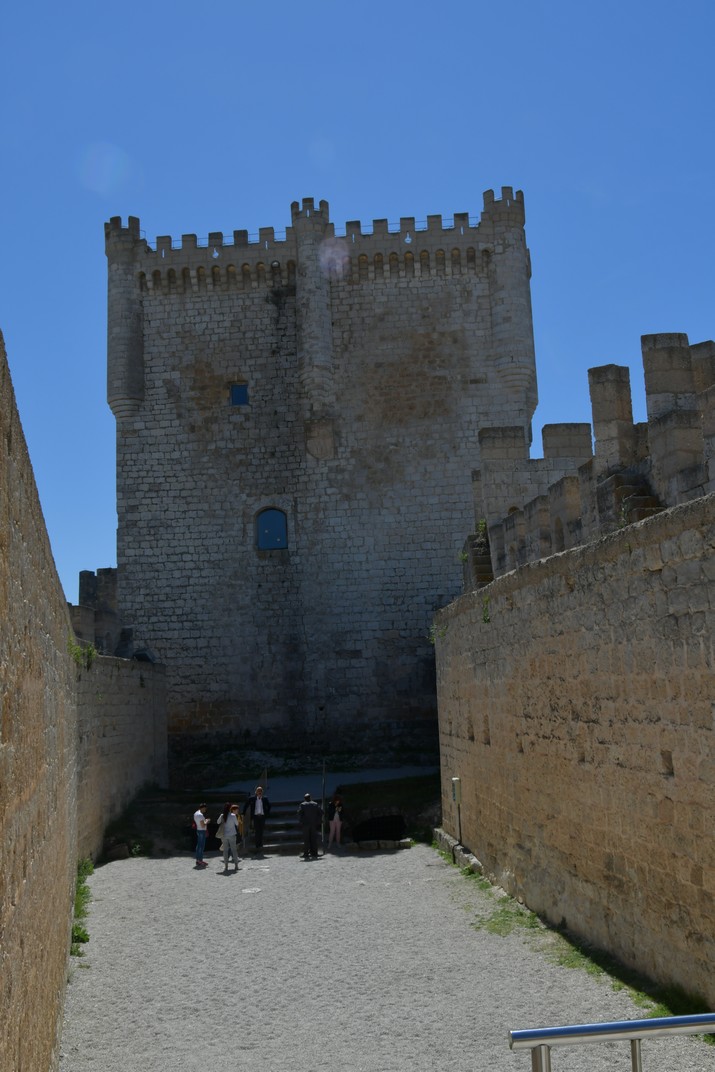 Pati nord del castell de Peñafiel
