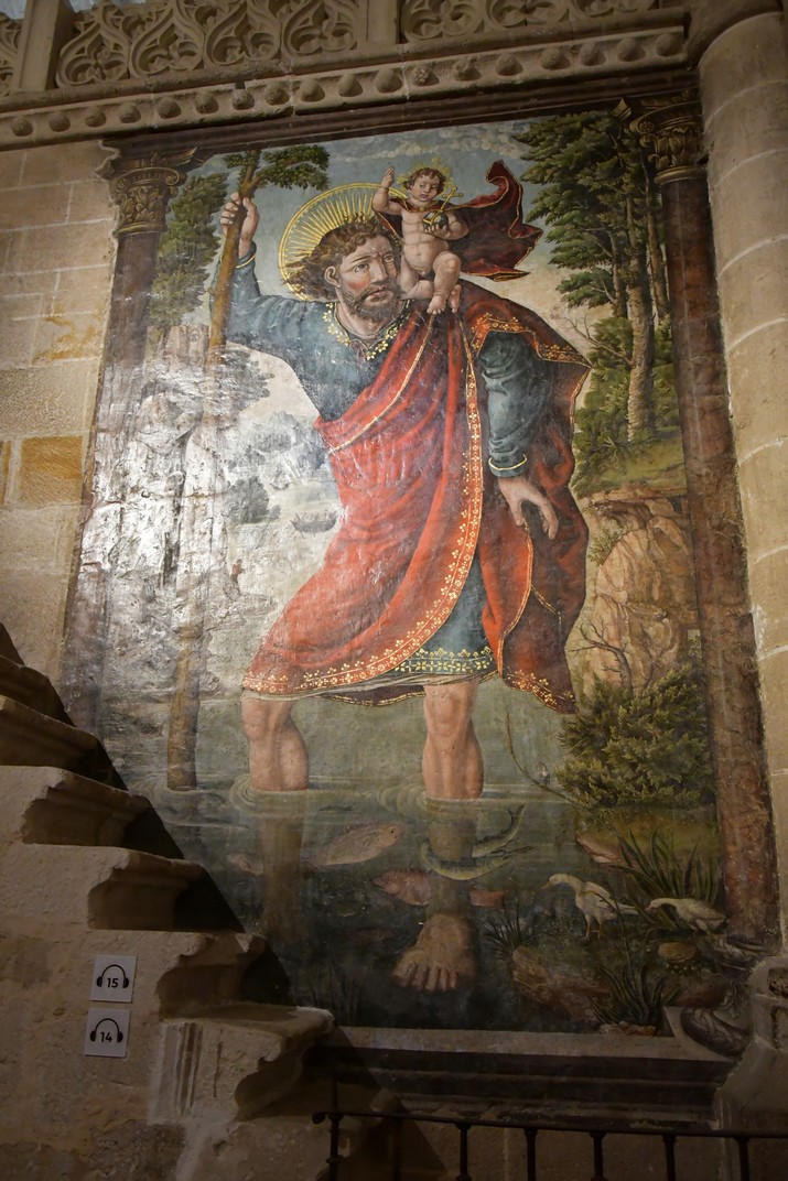 Pintura mural de la Catedral del Salvador de Zamora