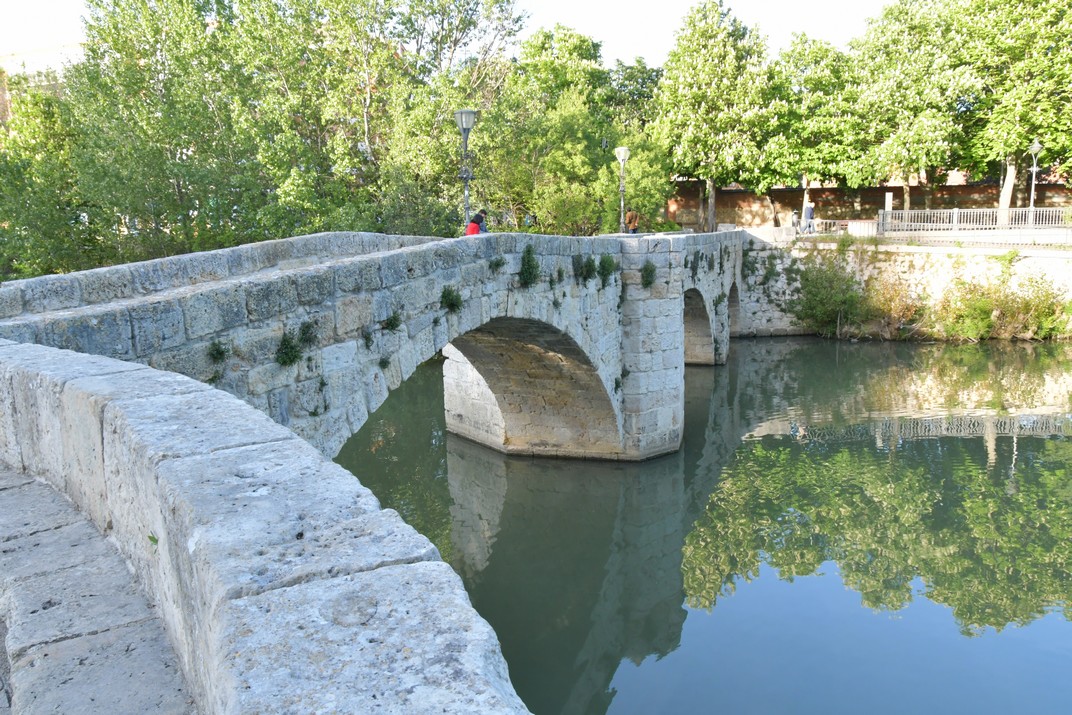 Pont Puentecillas del riu Carrión de Palència