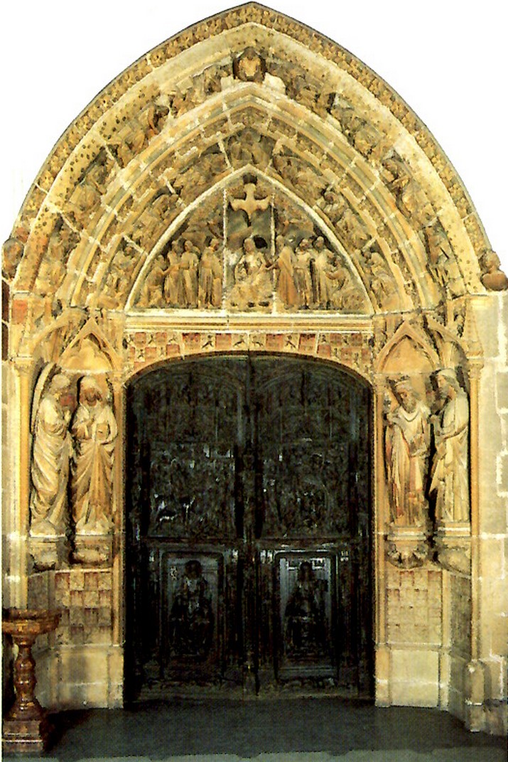 Porta del claustre alt de la Catedral de Santa Maria de Burgos