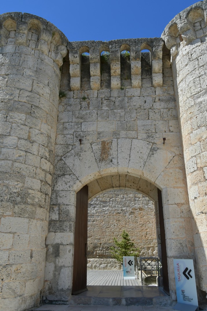 Porta d'entrada del castell de Peñafiel