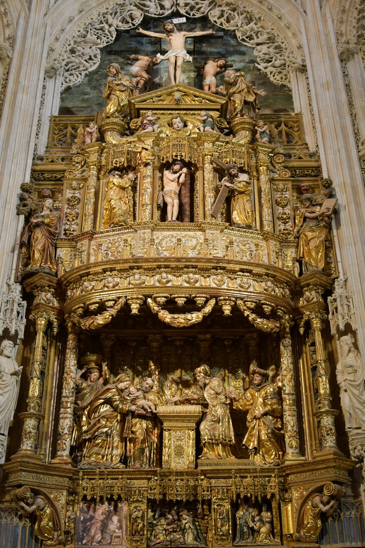 Retaule major de la capella dels Conestables de la Catedral de Santa Maria de Burgos