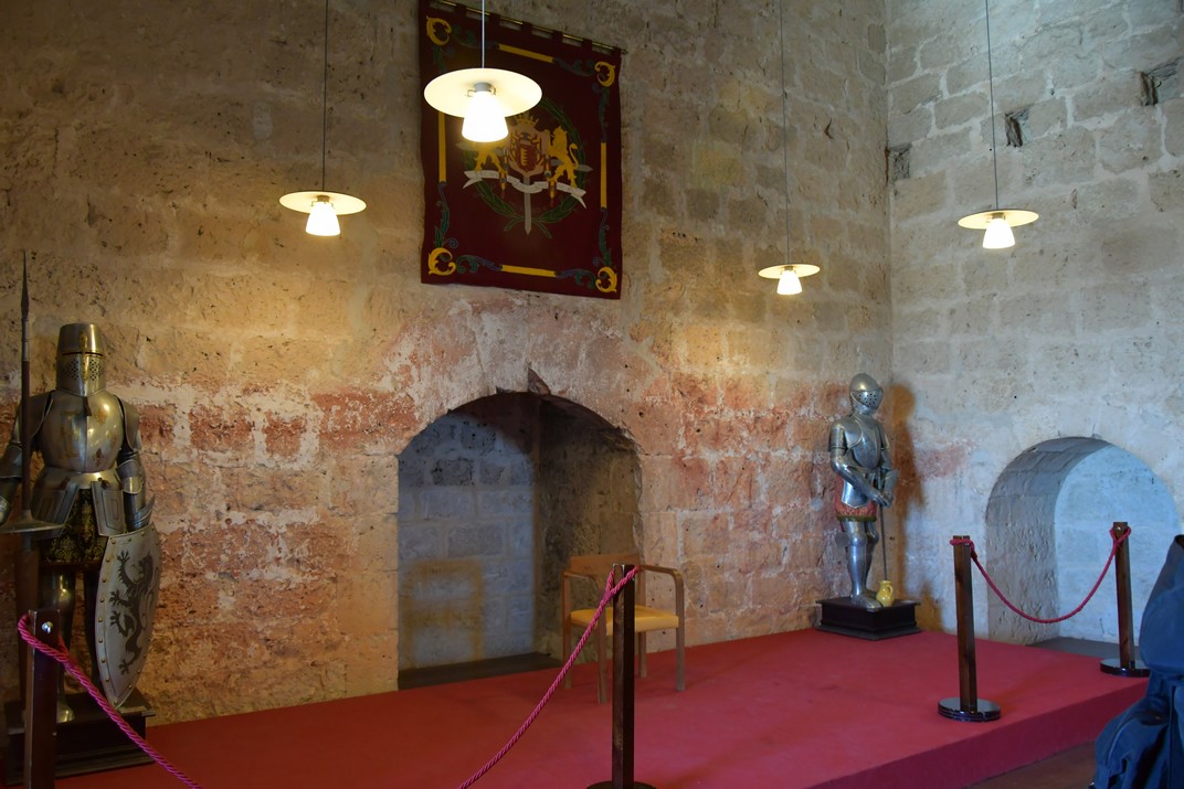 Sala de la torre de l'homenatge del castell de Peñafiel