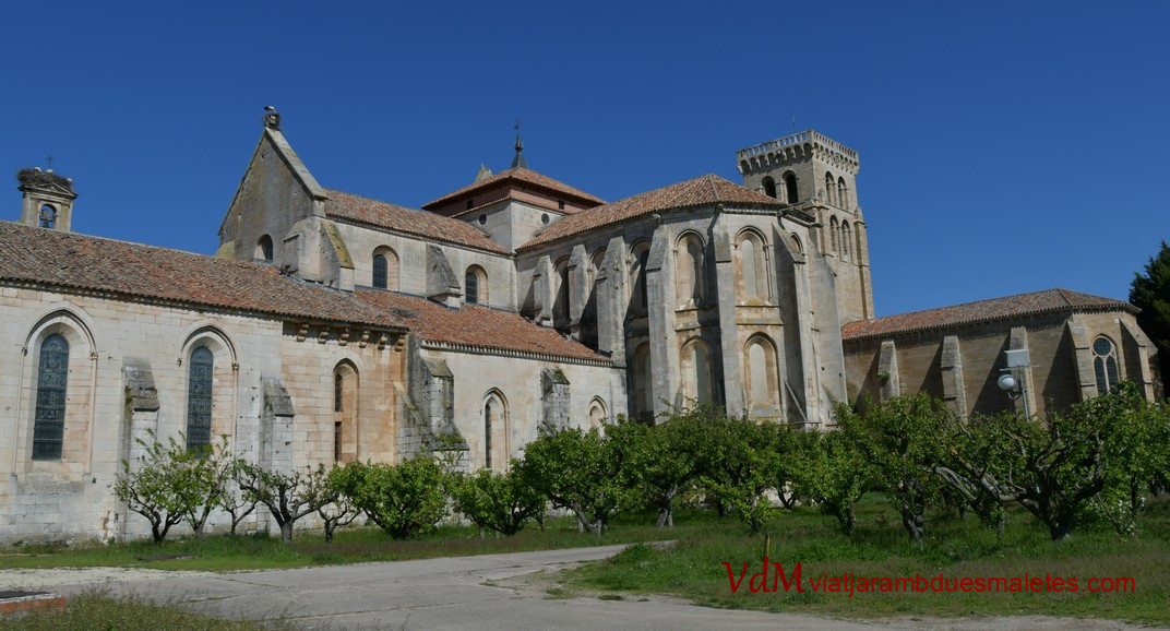 Vista posterior del monestir de Santa Maria la Reial de Huelgas de Burgos