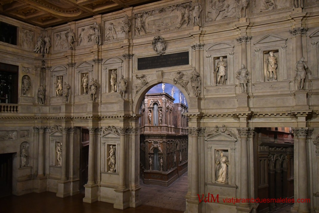 Escenari del Teatre Olímpic de Vicenza