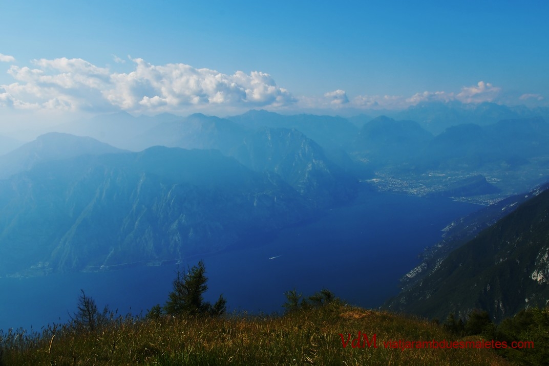 Mirador del Trentino des del Mont Baldo de Malcesine de Garda