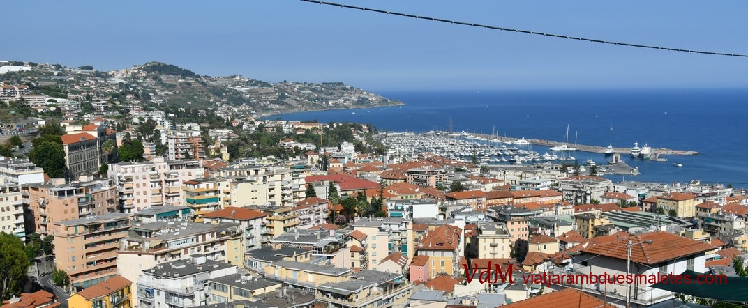 Vista des del Santuari la Madonna della Costa de Sanremo
