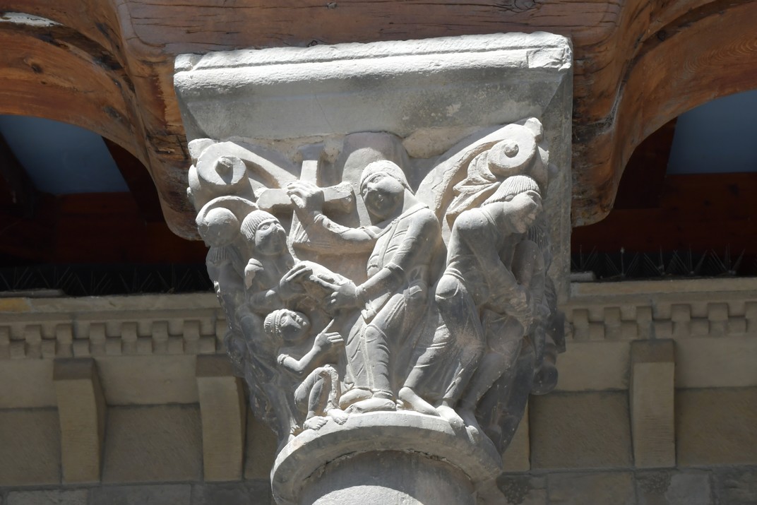 Capitells de la portada sud de la Catedral de Sant Pere de Jaca