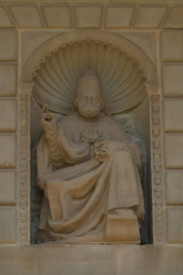 Imatge de sant Pere de l'església de la Ciutadella de Jaca
