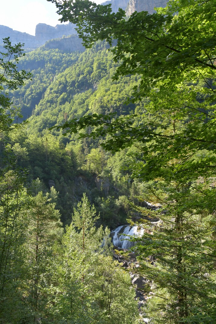 Mirador de la cascada d'Arripas de la vall d'Ordesa