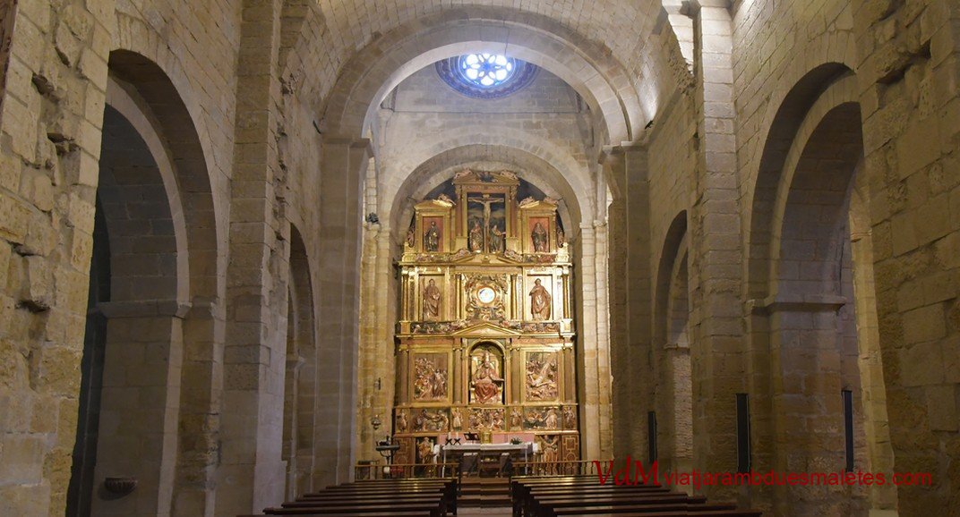 Nau central de l'església de Sant Pere el Vell d'Osca
