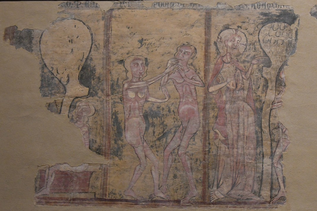 Pintures de l'església de Sant Esteve d'Urriés del Museu Diocesà de Jaca