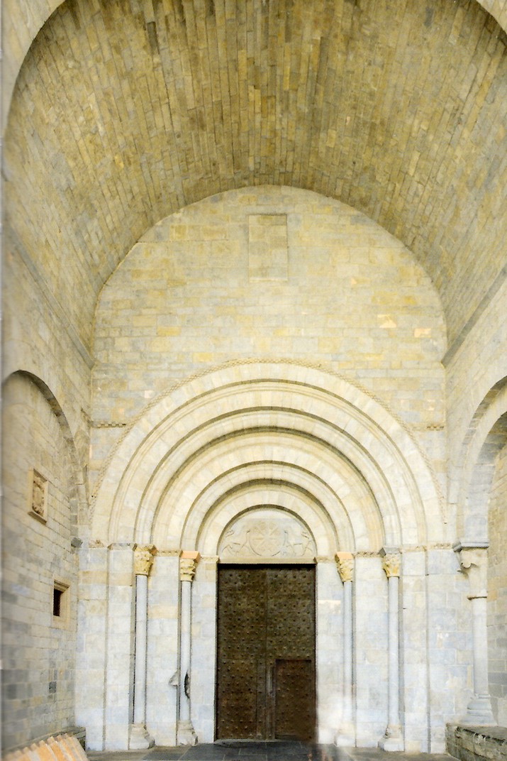 Portada principal de la Catedral de Sant Pere de Jaca