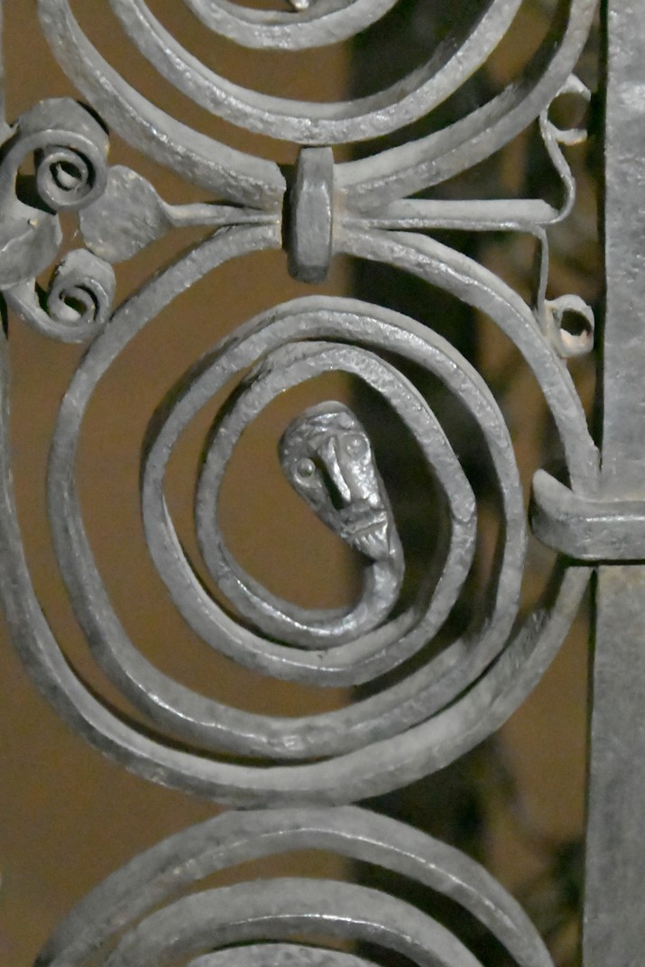 Rostre de la reixa de Santa Maria d'Iguàcel del Museu Diocesà de Jaca