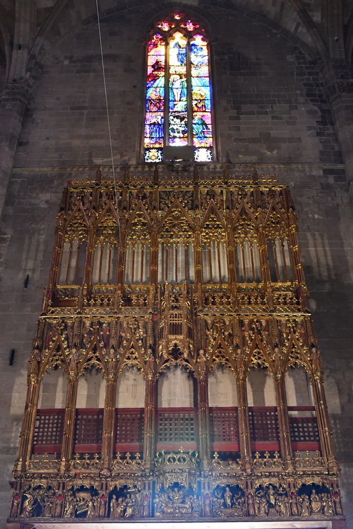 Antic retaule de l'altar major de la Catedral de Santa Maria de Palma