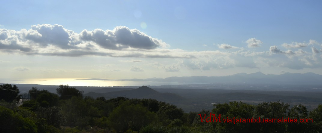 Badia de Palma des del santuari de Nostra Senyora de Cura