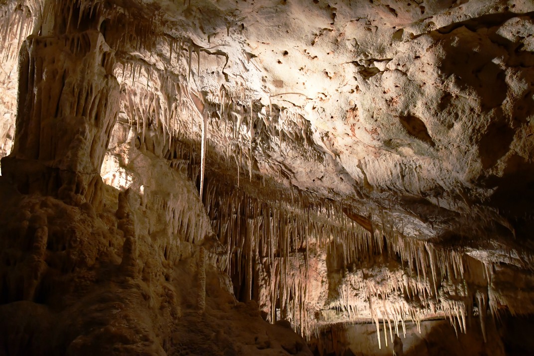 Formacions de columnes de les coves del Drach