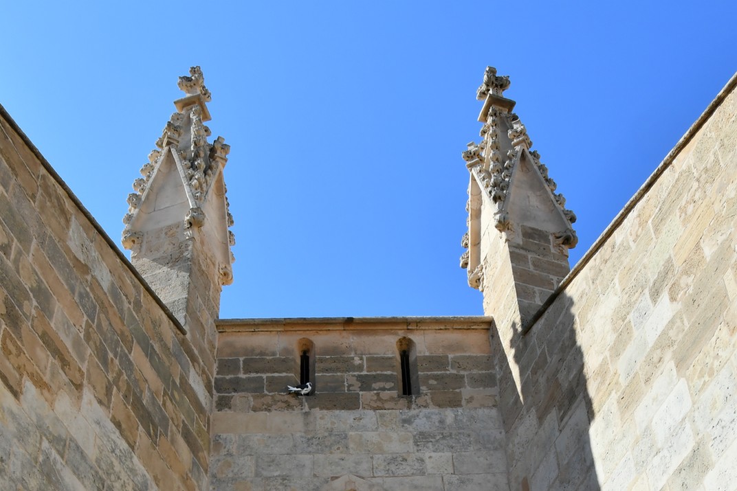 Pinacles de l'església de Santa Eulàlia de Palma