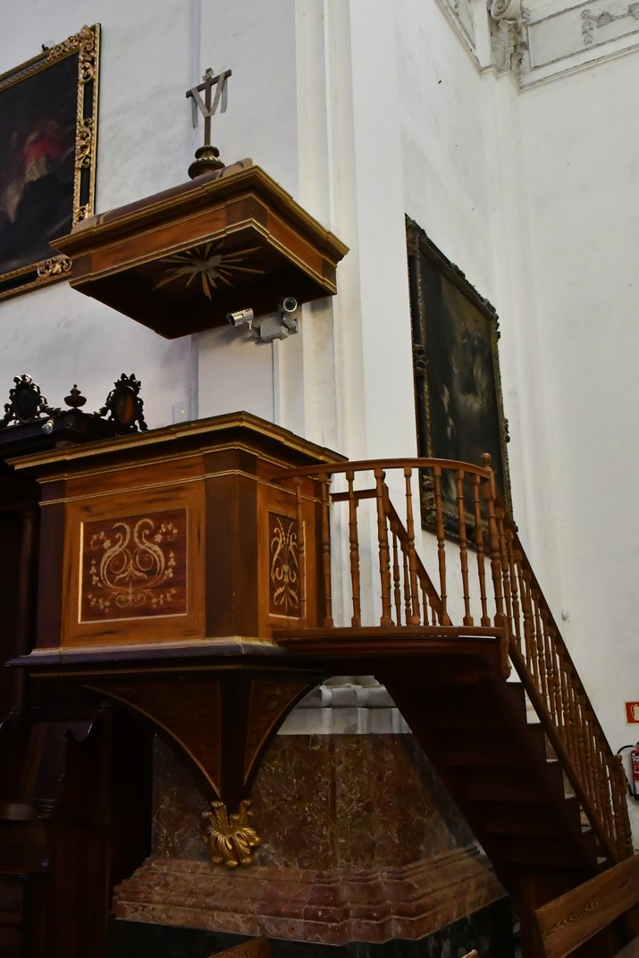 Púlpit de l'església de la reial cartoixa de Jesús de Natzaret de Valldemossa