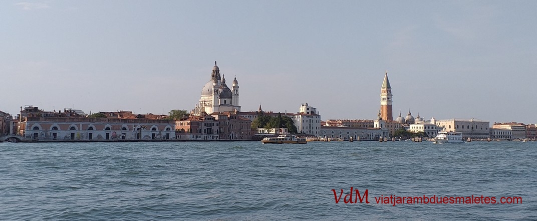 Conca de San Marco des del canal de Giudecca de Venècia