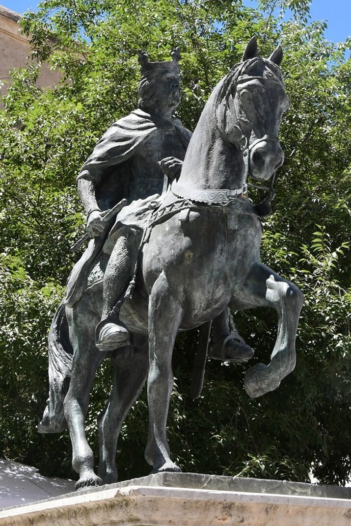 Escultura del rei Alfons VIII de Conca