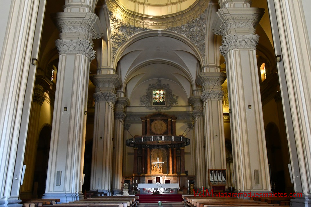 Nau central de l'església de Santa Maria la Major d'Alcanyís