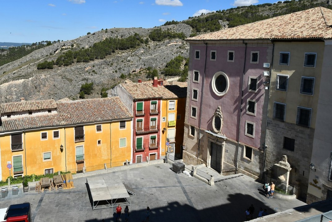 Vista des de la terrassa de la Catedral de Santa Maria i Sant Julià de Conca