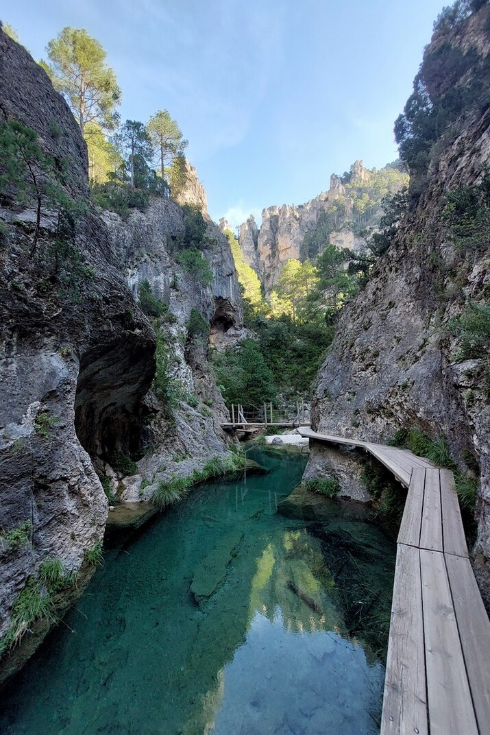 Badina Negra de la ruta de les passarel·les del Parrissal de Beseit