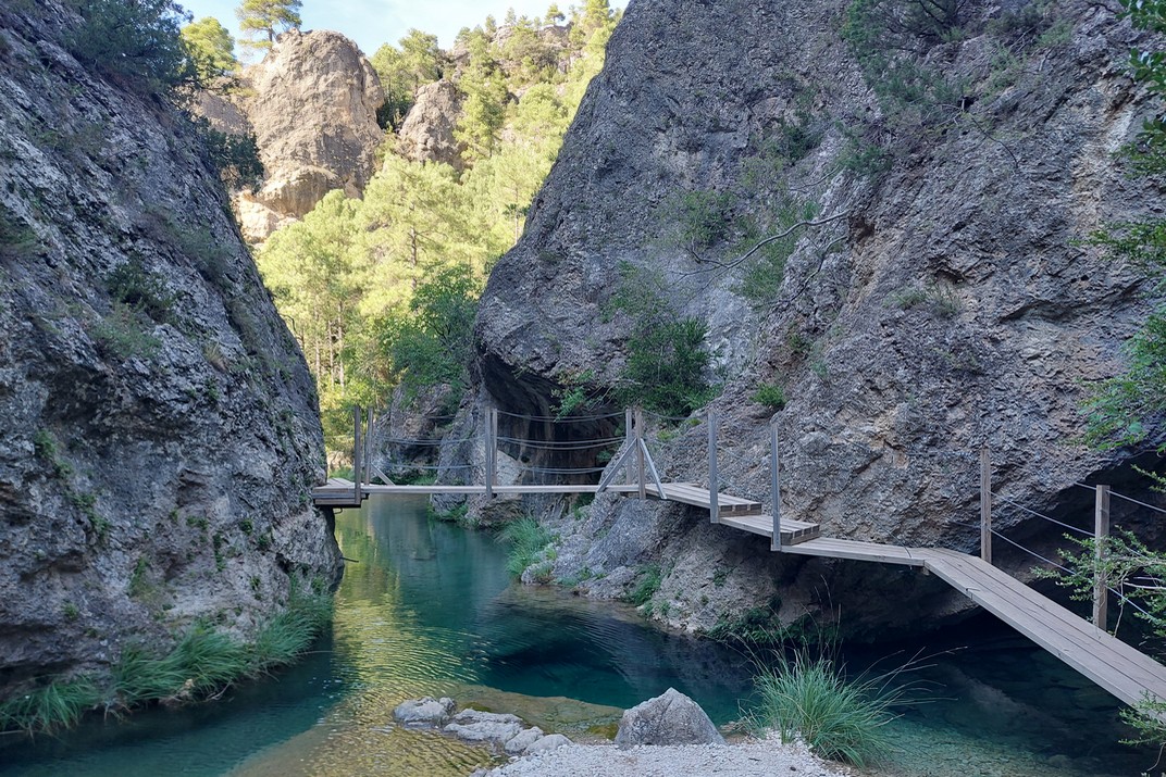 Badina Negra de la ruta de les passarel·les del Parrissal de Beseit