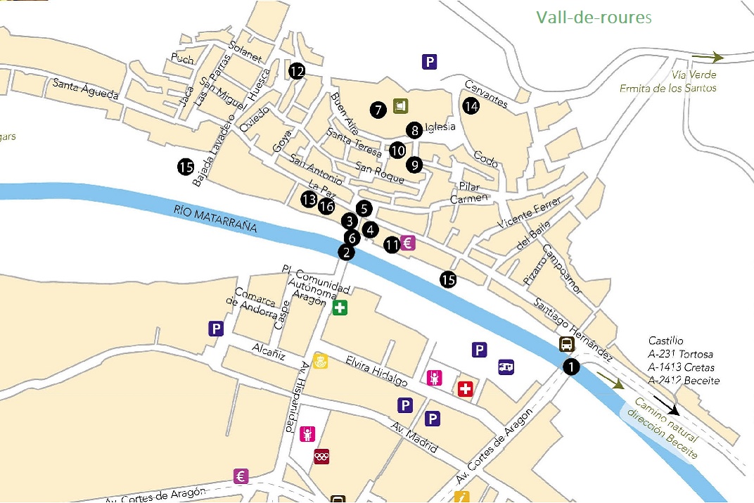 Mapa de Vall-de-roures